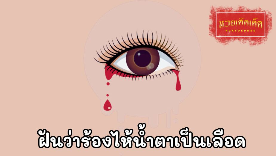 ทำนายฝัน ฝันว่าร้องไห้น้ำตาเป็นเลือด จะดีหรือไม่? เช็กเลย!!