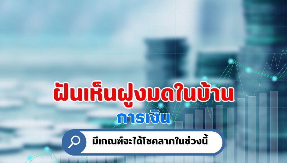 ฝันเห็นฝูงมดในบ้าน ความหมายของความฝัน เรื่องเงิน