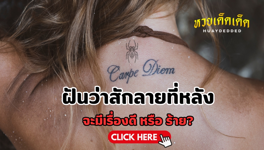 ฝันว่าสักลายที่หลัง จะมีเรื่อง ดี หรือ ร้าย? เช็กเลย!!