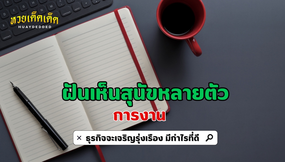 ฝันเห็นสุนัขหลายตัว คำทำนาย เรื่องการงาน