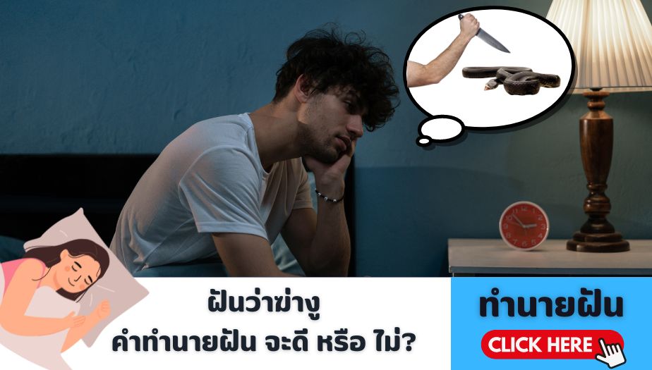 ฝันว่าฆ่างู ลางบอกเหตุ คำทำนายฝัน จะดี หรือ ไม่ ?