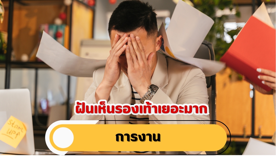 ฝันเห็นรองเท้าเยอะมาก คำทำนาย เรื่องการงาน