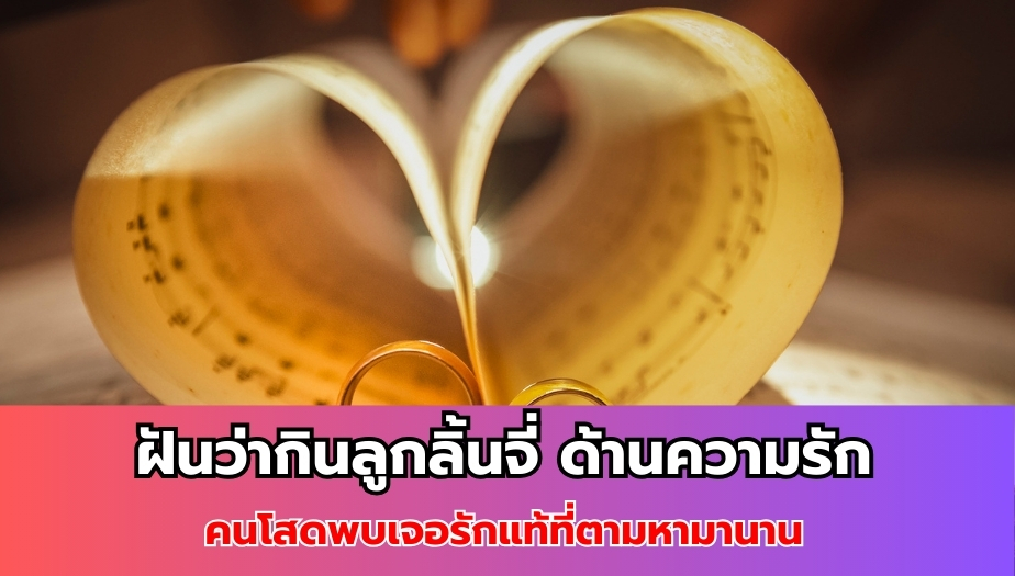 ฝันว่ากินลูกลิ้นจี่ ทำนายฝัน เรื่องความรัก