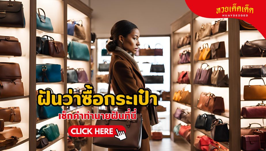 ฝันว่าซื้อกระเป๋า คำทำนายว่าอย่างไร? และความหมายที่ควรรู้