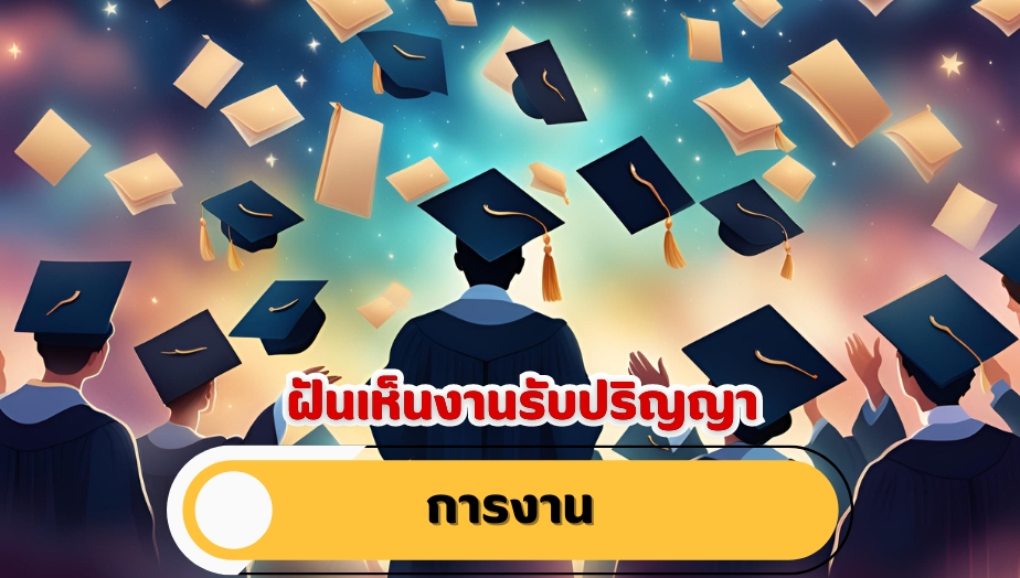 ฝันเห็นงานรับปริญญา คำทำนายฝัน เรื่องงาน 