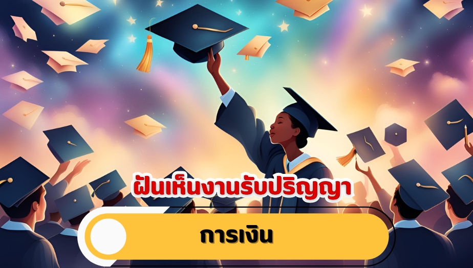 ฝันเห็นงานรับปริญญา คำทำนายฝัน เรื่องเงิน 