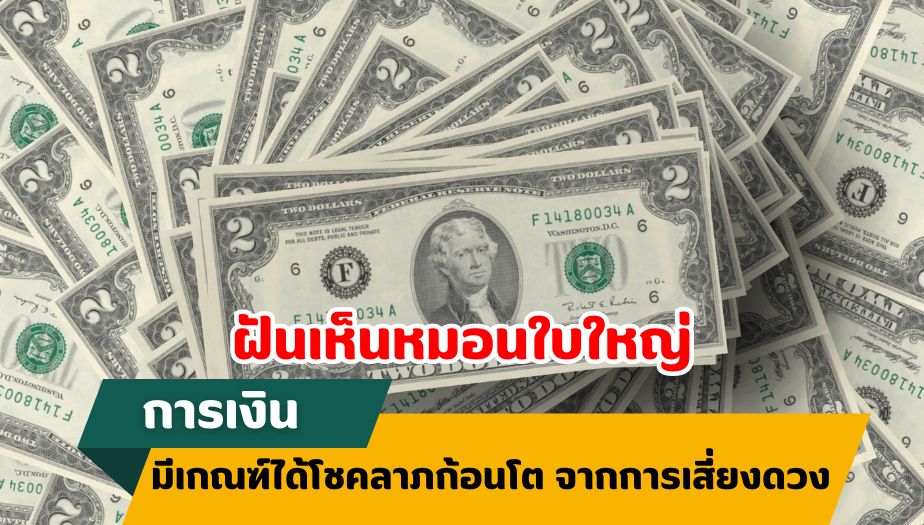 ฝันเห็นหมอนใบใหญ่ ทำนายฝัน เรื่องเงิน