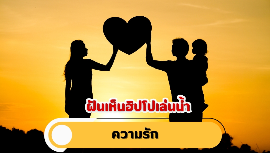 ฝันเห็นฮิปโปเล่นน้ำ คำทำนายฝัน เรื่องความรัก 