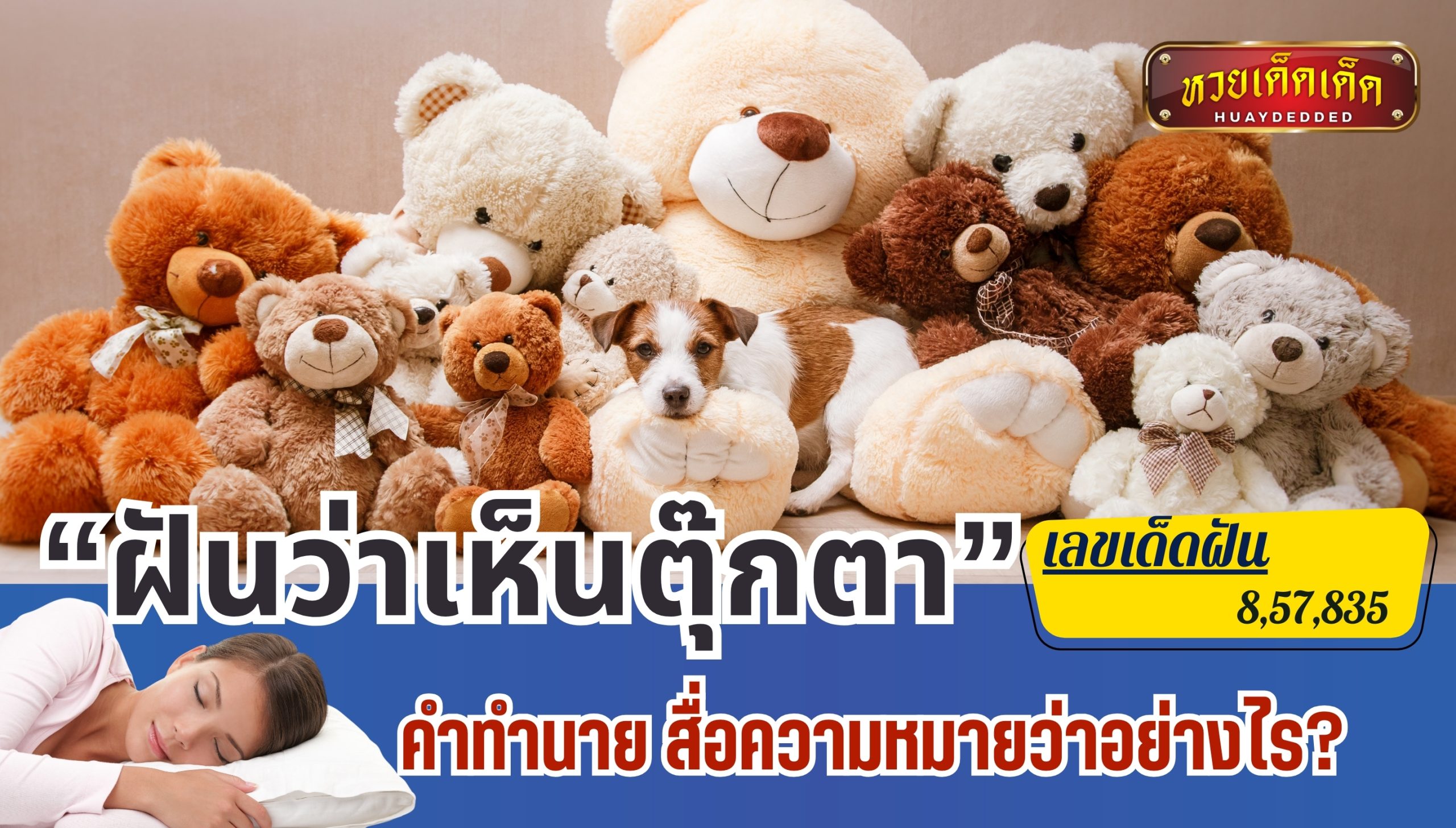 ฝันว่าเห็นตุ๊กตา คำทำนาย สื่อความหมายว่าอย่างไร ดีหรือไม่!! เช็กเลย