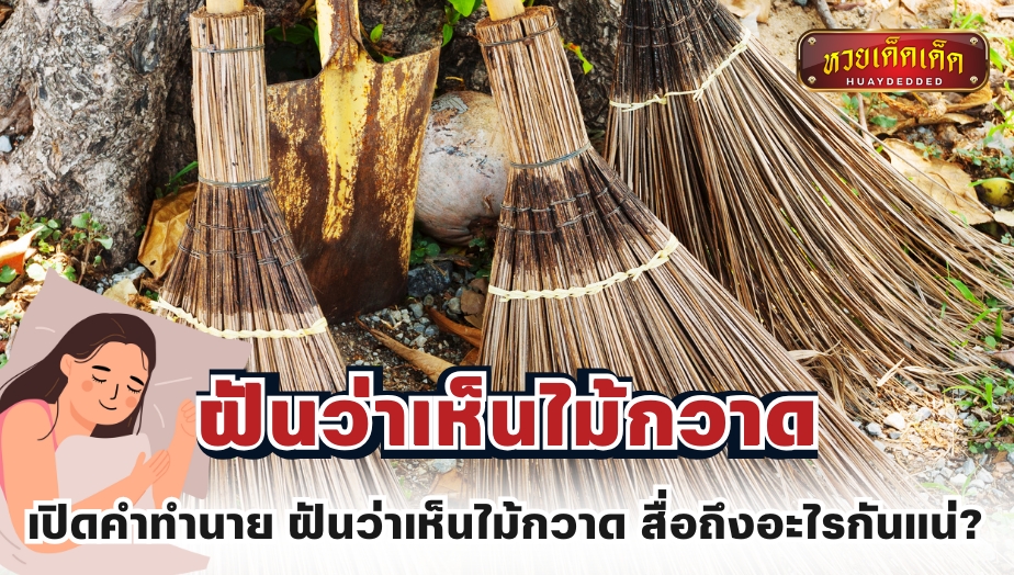 เปิดคำทำนาย ฝันว่าเห็นไม้กวาด สื่อถึงอะไรกันแน่?