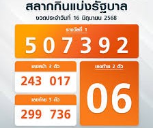 16 มิถุนายน 2568